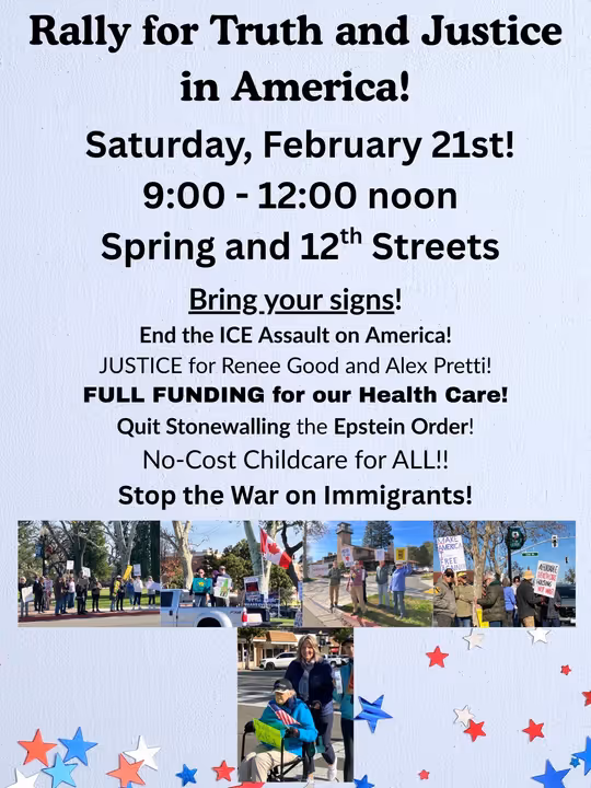 Rally for Truth and Justice on Feb 21st